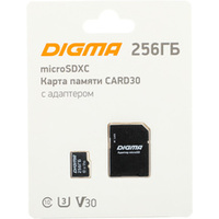 Digma MicroSDXC Class 10 Card30 DGFCA256A03