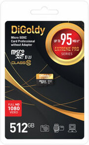 DiGoldy Extreme Pro microSDXC 512GB DG512GCSDXC10UHS-1-ELU3 фото