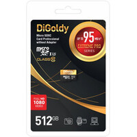 Digoldy Extreme Pro microSDXC 512GB DG512GCSDXC10UHS-1-ELU3