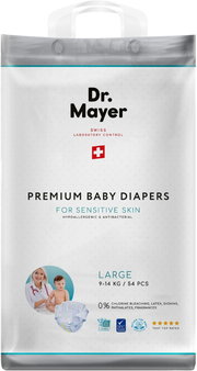 Dr Mayer Premium Baby Diapers L / 54 pcs фото