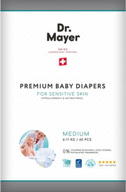 Dr Mayer Premium Baby Diapers M / 60 pcs фото