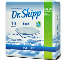 Dr.skipp Пеленки Soft Line 60x60 (10)