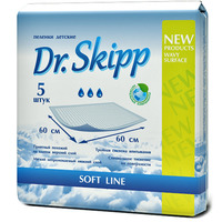 Dr.skipp Пеленки Soft Line 60x60 (5)