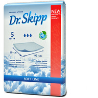 Dr.skipp Пеленки Soft Line 60x90 (5)