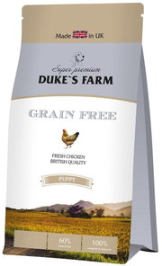 Dukes Farm Puppy Grain Free Fresh Chicken 12 kg фото