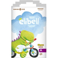 Elibell Diapers M / 64 pcs