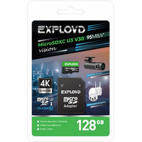 Exployd Vision microSDXC 128GB EX128GCSDXC10-U3-V30