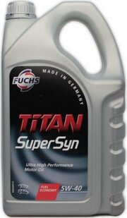 Fuchs TITAN SUPERSYN 5W-40 4 л фото