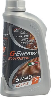 G-Energy SYNTHETIC ACTIVE 5W-40 1 л фото