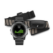 Garmin Fenix 3 Sapphire silver (leather) HRM фото