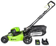 greenworks Газонокосилка 2502707ub GD60LM51HPK4 фото