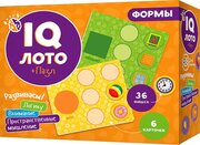 ГеоДом IQ Лото. Формы. 6 карточек 36 фишек ISBN 4607177458670 фото