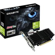 GIGABYTE GeForce GT 710 954Mhz PCI-E 2.0 1024Mb 1800Mhz 64 bit DVI HDMI HDCP Silent фото