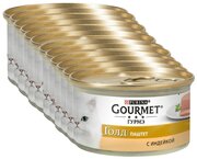 Gourmet Gold Консервированный корм для кошек, паштет с индейкой, 12 x 85 г фото