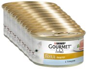 Gourmet Gold Консервированный корм для кошек, паштет с тунцом, 12 x 85 г фото