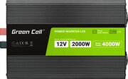 Green Cell Power Inverter LCD 12V to 2000W/4000W Pure Sine фото