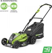 Greenworks GD40LM45K4 фото