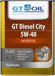 GT OIL GT Diesel City 5W-40 4 л фото