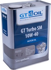 GT OIL GT Turbo SM 10W-40 4 л фото