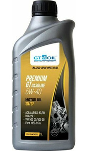 GT OIL Premium GT Gasoline 5W-40 1 л фото