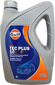 Gulf TEC Plus 10W-40 4 л фото