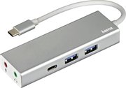 Hama USB 3.1 Type-C Hub 1:3 фото