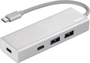 Hama USB 3.1 Type-C Hub 1:4 Aluminium фото