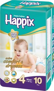 Happix Diapers 4 / 10 pcs фото