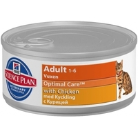 Hills SP Feline Adult Optimal Care Chicken Canned 0.085 kg