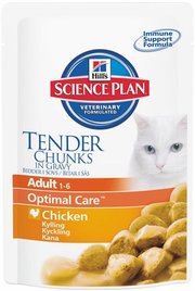 Hills SP Feline Adult Optimal Care Chicken Pouch 0.085 kg фото