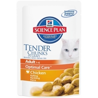 Hills SP Feline Adult Optimal Care Chicken Pouch 0.085 kg