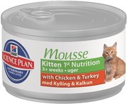 Hills SP Feline Kitten 1st Nutrition Mousse Chicken/Turkey 0.085 kg фото