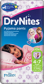 Huggies DryNites 4-7 лет для девочек фото