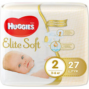 HUGGIES Elite Soft NewBorn 3-6 кг (27) фото