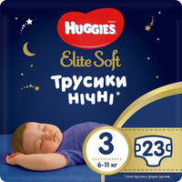 Huggies Elite Soft Overnites 3 / 23 pcs