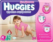 Huggies Pants Girl 4 / 34 pcs фото