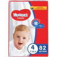 Huggies подгузники Classic 7-18 кг (82 шт)