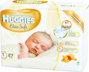 Huggies подгузники Elite Soft 0-5 кг (27 шт) фото