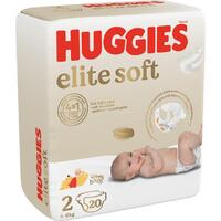 Huggies подгузники Elite Soft 4-6 кг (20 шт)