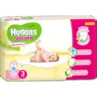 Huggies Трусики-подгузники 3 для девочек