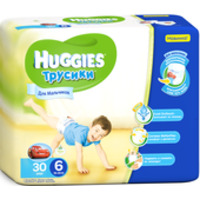 Huggies Tрусики-подгузники 6 для мальчиков