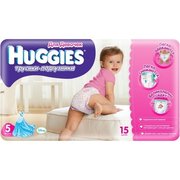 HUGGIES Трусики-подгузники для девочек 13-17 кг (15) фото