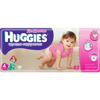 HUGGIES Трусики-подгузники для девочек 9-14 кг (52)