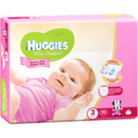 Huggies Ultra Comfort 3 для девочек