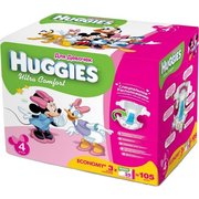 HUGGIES Ultra Comfort Girl 12-22 кг (105) фото