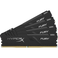 Hyperx Fury Black DDR4 4x32Gb