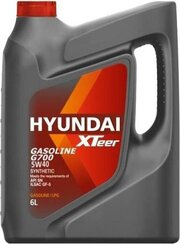 Hyundai XTeer Gasoline G700 5W-40 6 л фото