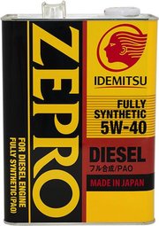 Idemitsu Zepro Diesel 5W-40 4 л фото