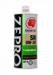 Idemitsu Zepro Eco Medalist 0W-20 1 л фото