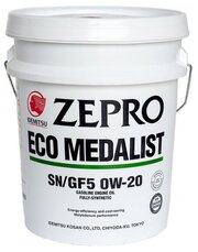 IDEMITSU Zepro Eco Medalist 0W-20 SN/GF-5 фото